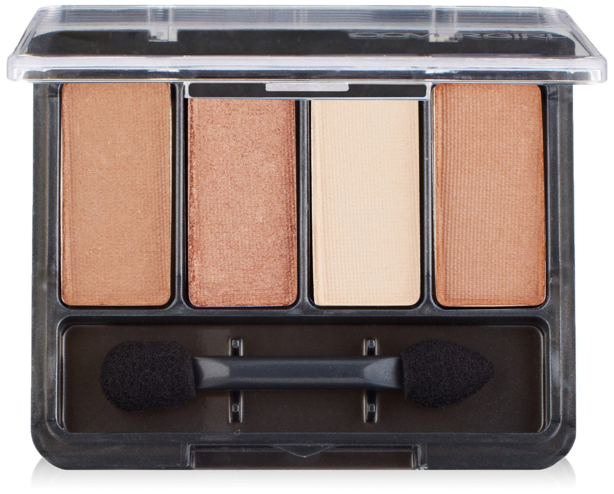 CoverGirl Eye Enhancers Country Woods 215, palette quatre teintes pour un look polyvalent jour et nuit.