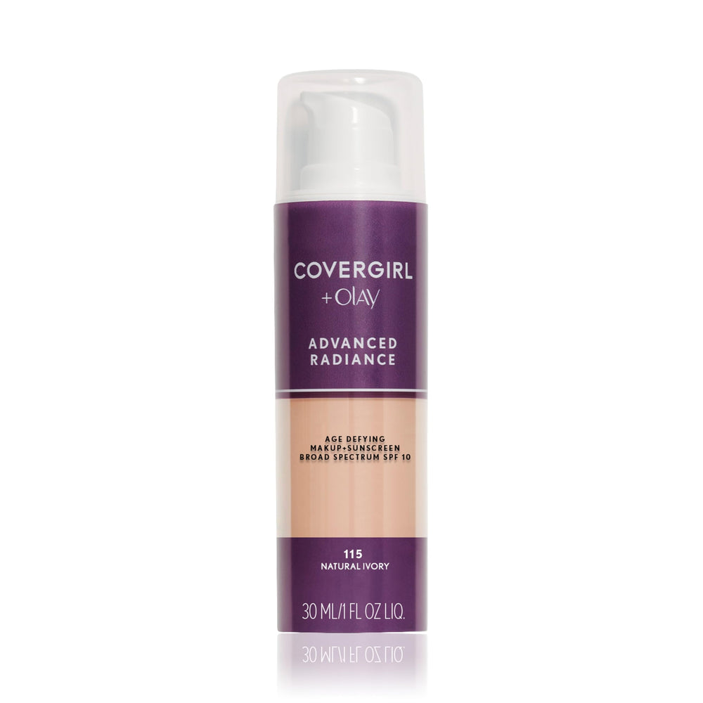 COVERGIRL Advanced Radiance - flacon du fond, couvrance et confort tout au long de la journée.