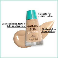 COVERGIRL Fond de teint sans parfum: texture cremeuse légère pour une couvrance naturelle