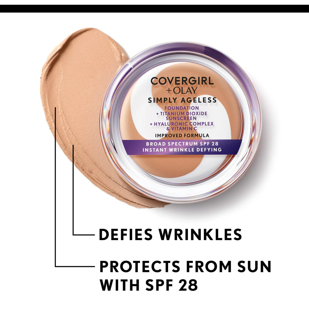 Fond COVERGIRL SPF 28 pour une protection quotidienne.