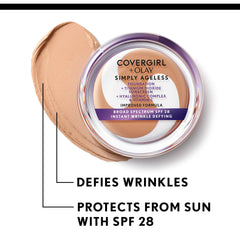 Fond COVERGIRL SPF 28 pour une protection quotidienne.