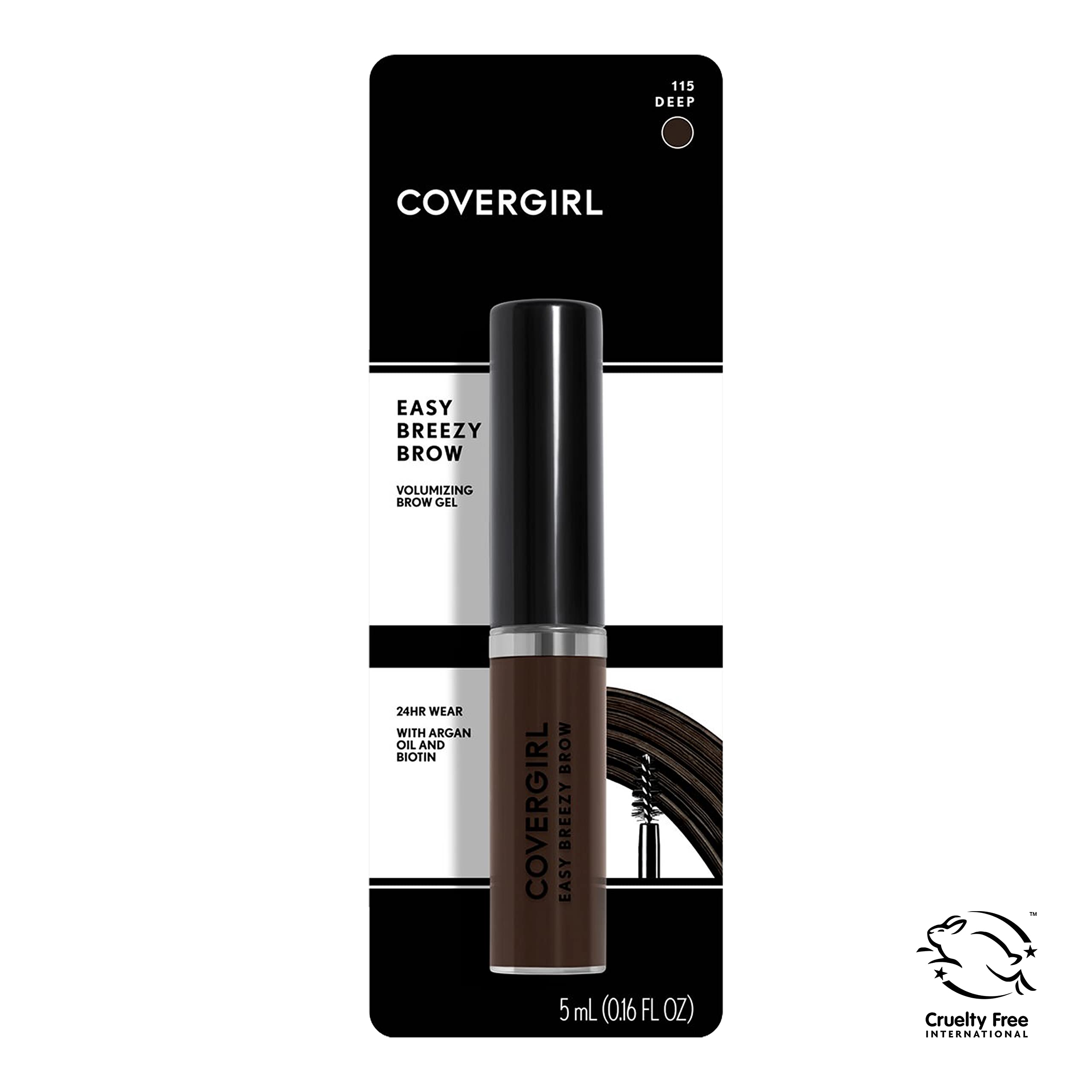 Gel COVERGIRL résistant à l'eau et anti-transfert pour un look durable.