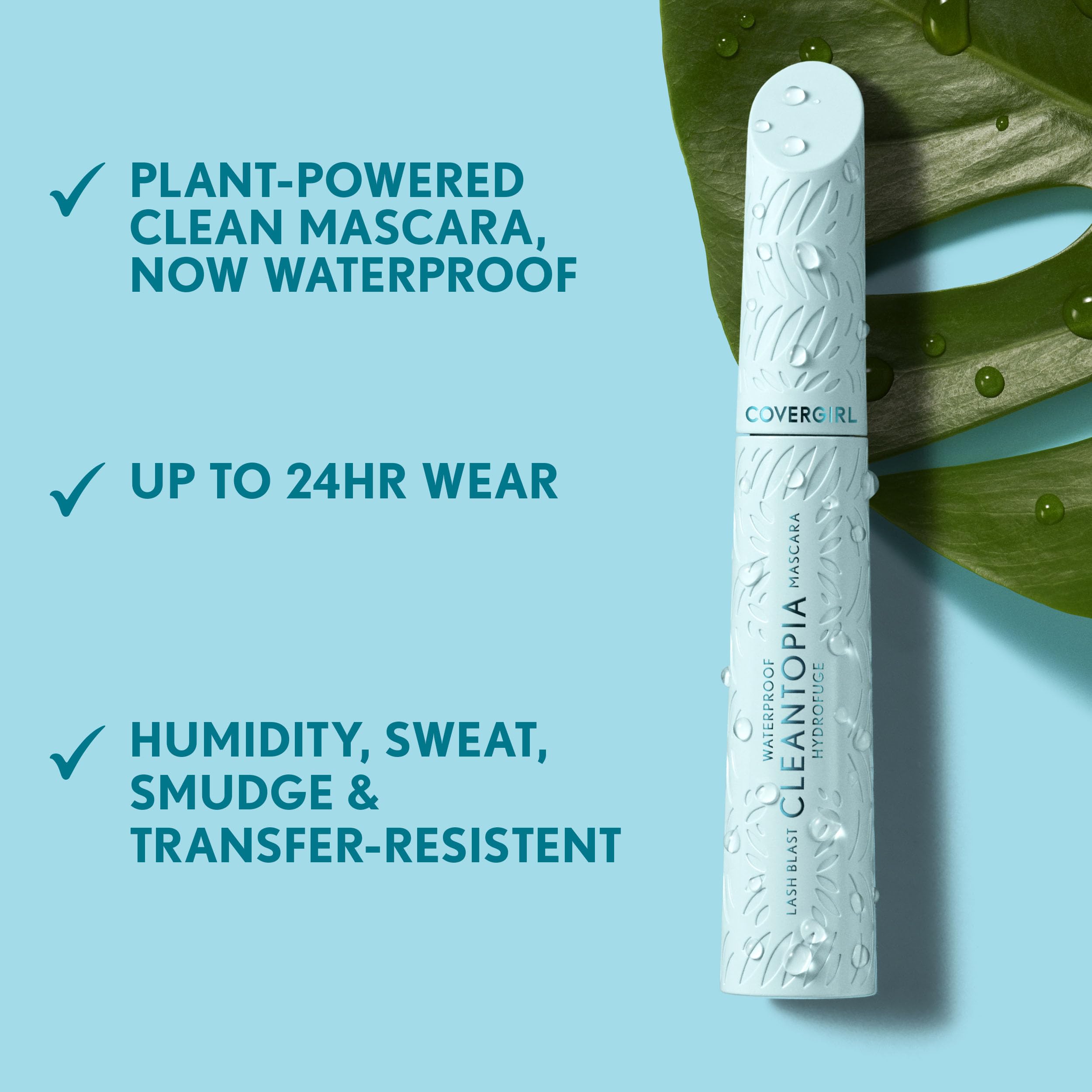 Aperçu des cils volumisés avec CoverGirl Lash Blast Cleantopia