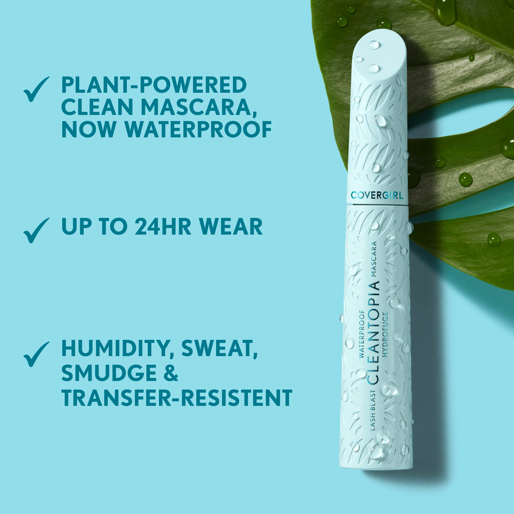 Aperçu des cils volumisés avec CoverGirl Lash Blast Cleantopia