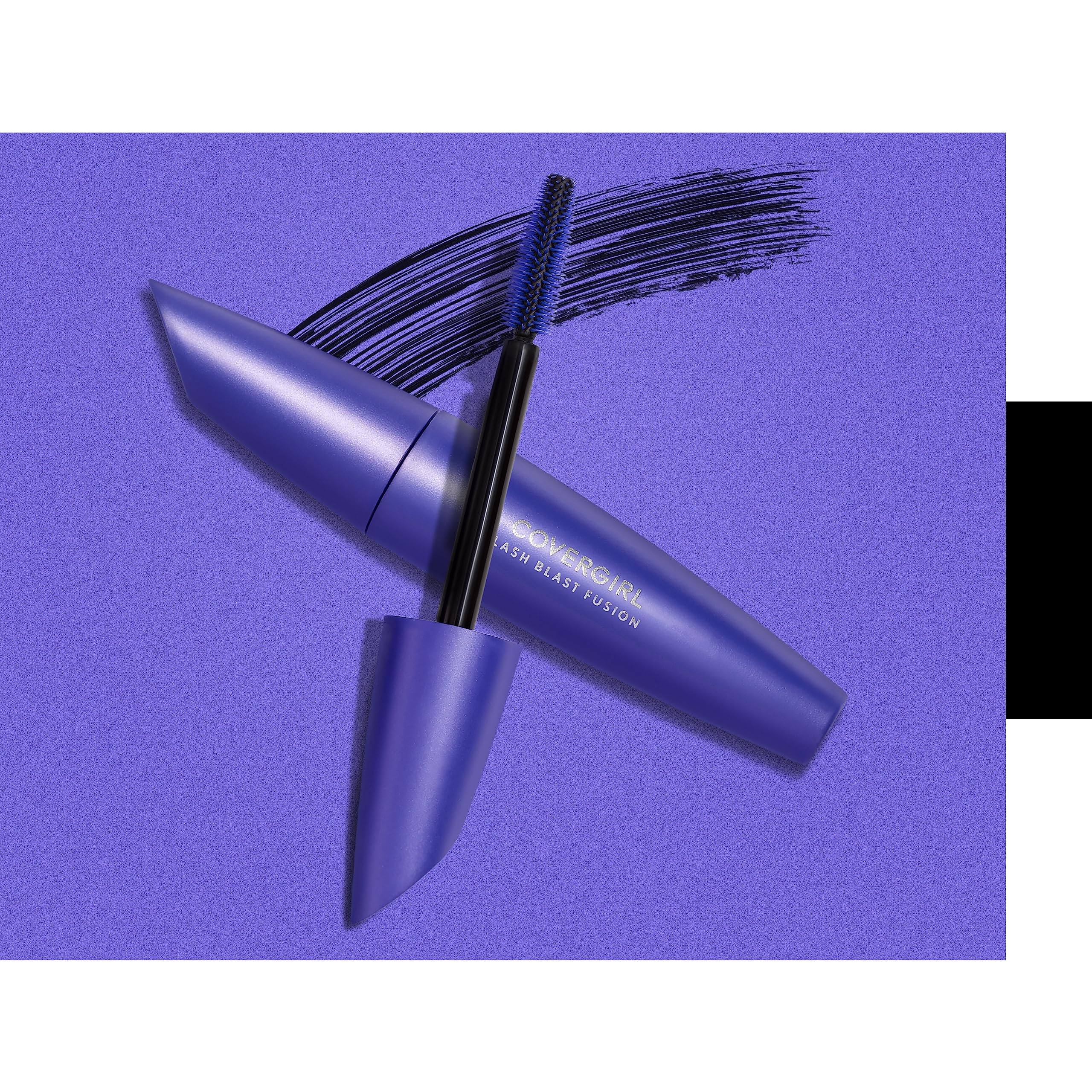 COVERGIRL Lash Blast Fusion brun, formule fibre-étirement pour un rendu net.