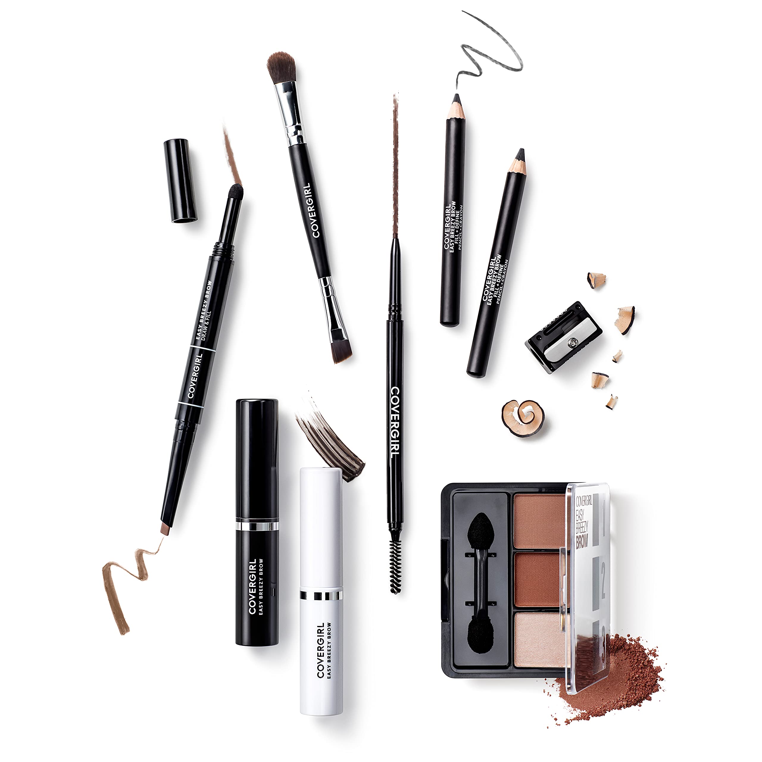Sourcils au look naturel et défini avec COVERGIRL Easy Breezy Brow Gel.