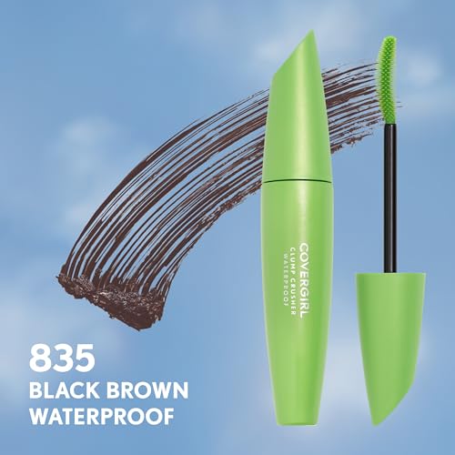Mascara COVERGIRL, brosse incurvée racine à pointe.