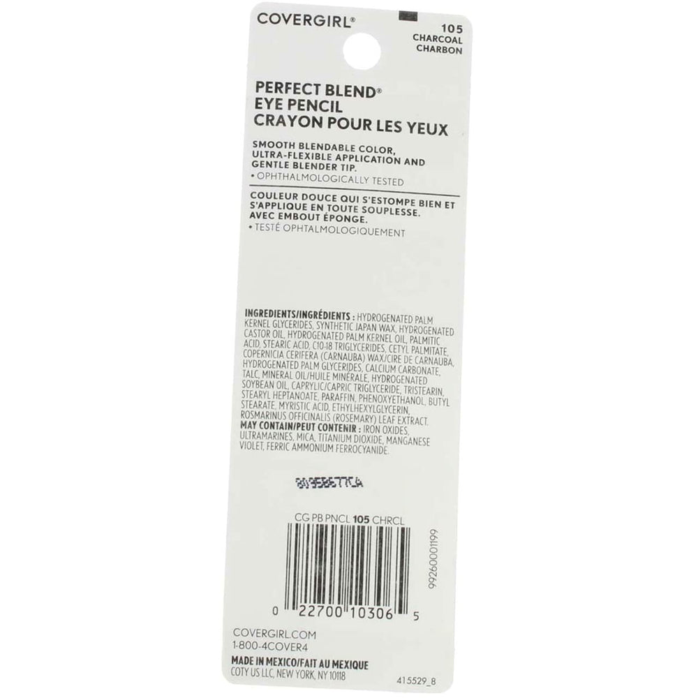 Mine affûtée CoverGirl Perfect Blend Charbon pour des lignes nettes.