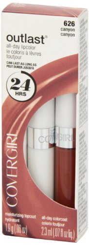 CoverGirl Outlast All Day Lipcolor Canyon 626 – solide face aux repas et exercices
