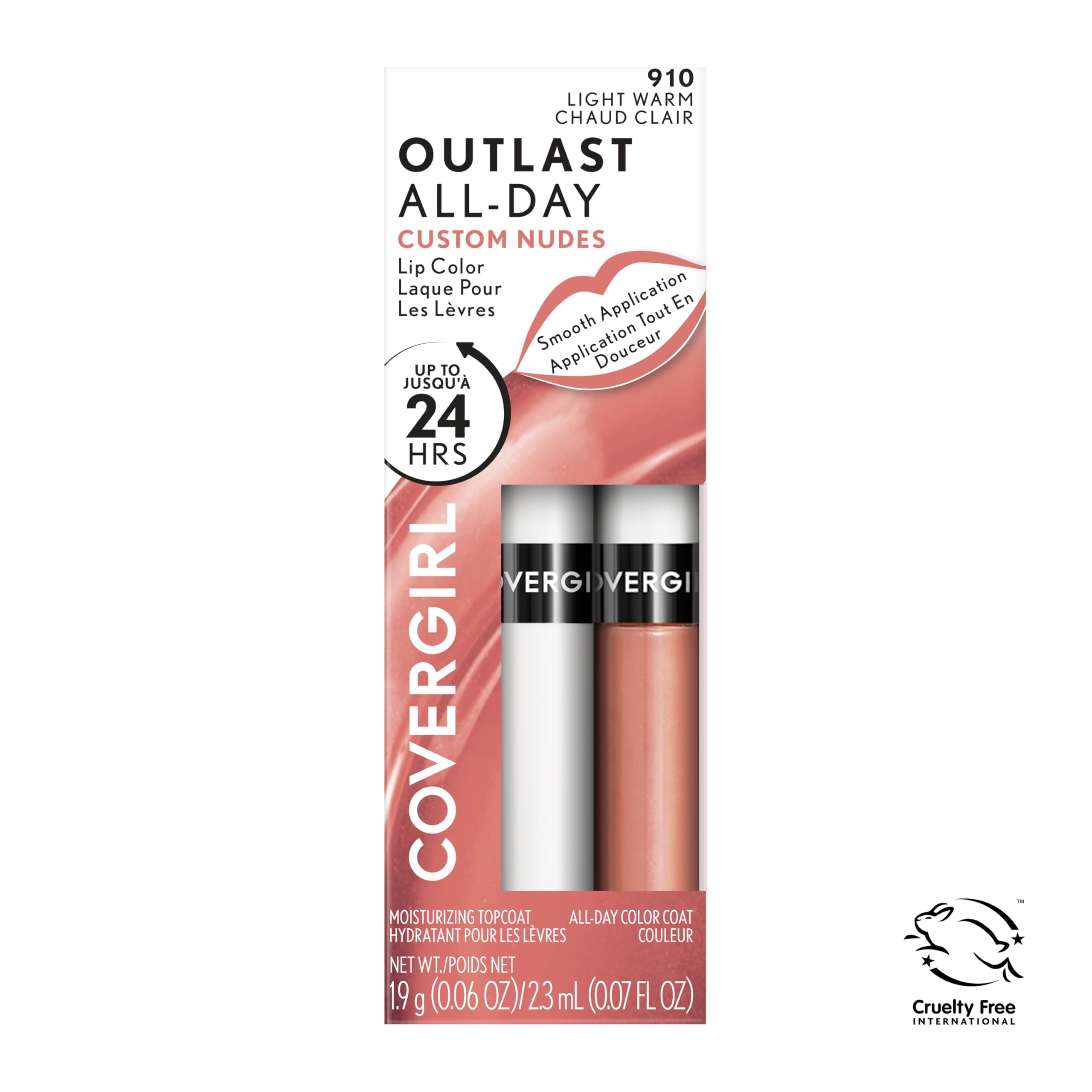 Etui prêt à emporter pour COVERGIRL Outlast Color 910 clair-chaud