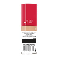 Application au doigt avec le fond Covergirl Outlast Extreme Wear.