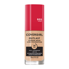 Covergirl Outlast Extreme Wear fond de teint: bouteille prête pour une longue tenue.