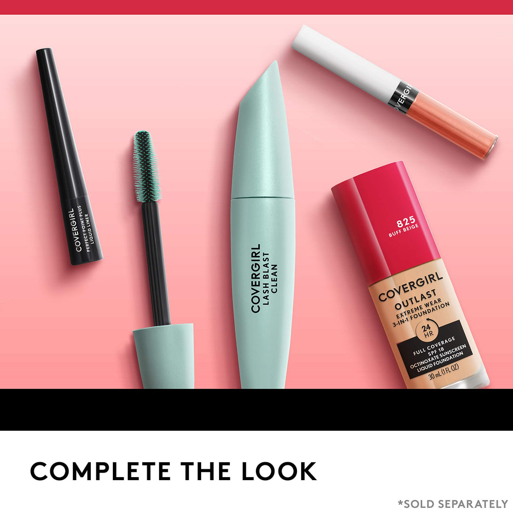 Covergirl Outlast Extreme Wear sans cruauté, testé sans animaux.