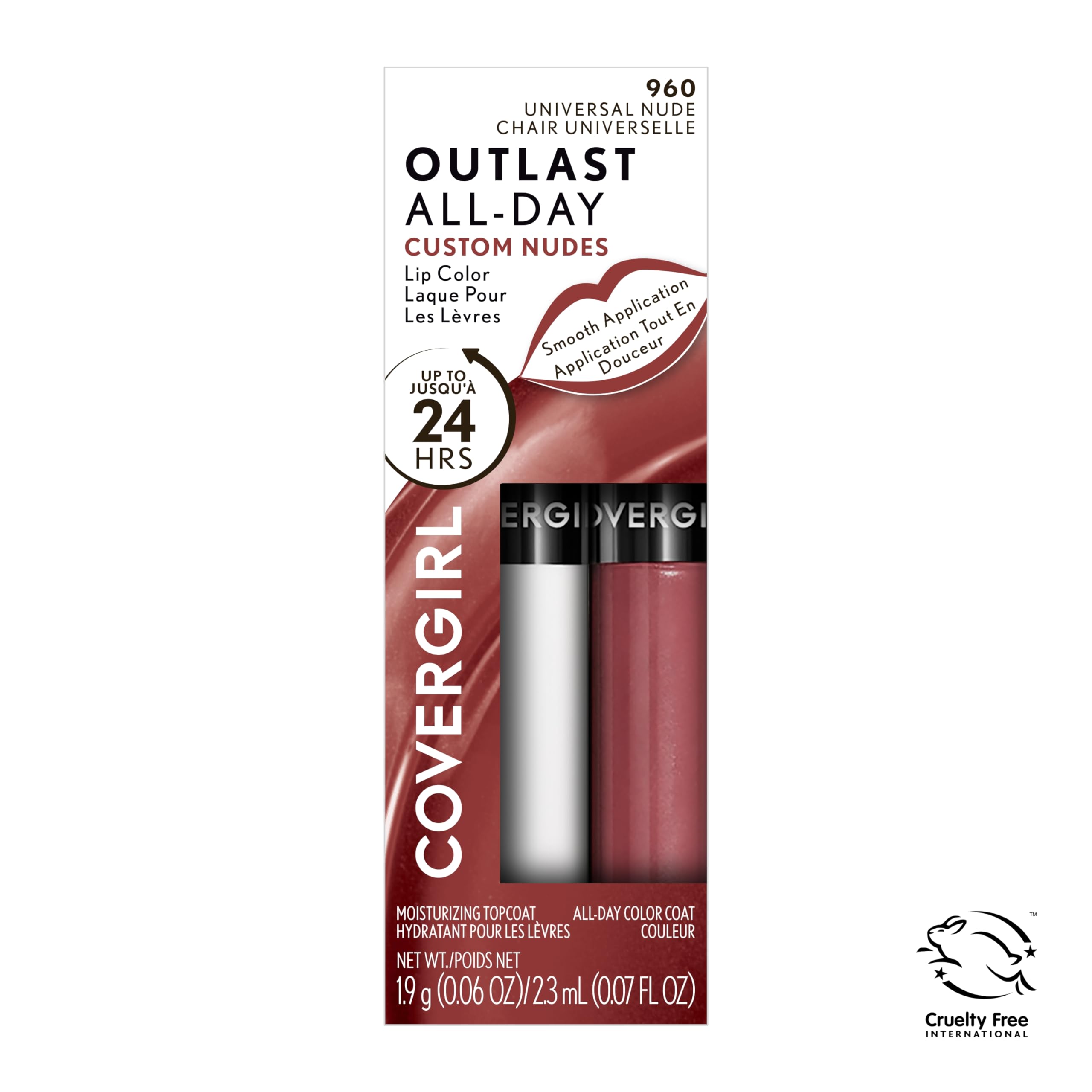 Résistance aux aliments et repas avec Covergirl Outlast.