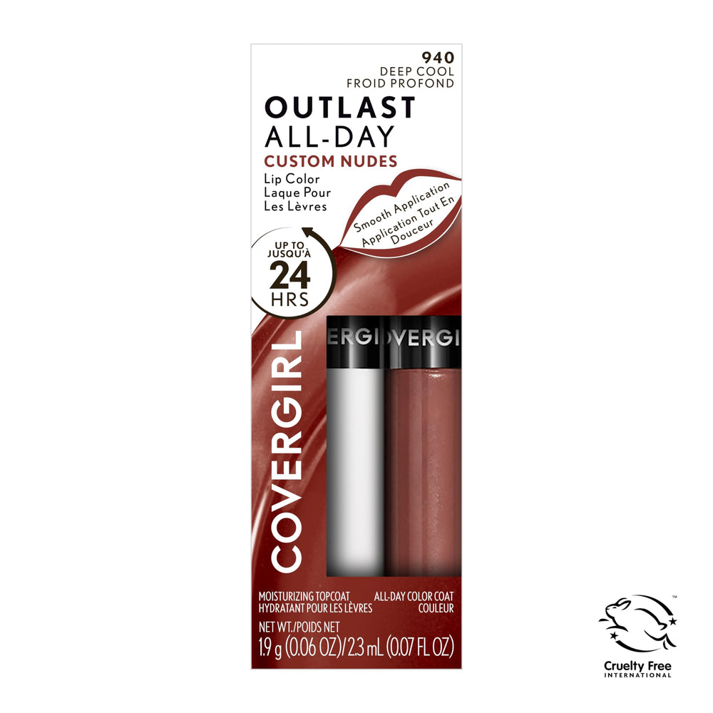 Tenue jusqu’à 24 heures CoverGirl Outlast pour journées chargées.