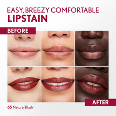 Covergirl Outlast offre un satin léger et confortable sur les lèvres.