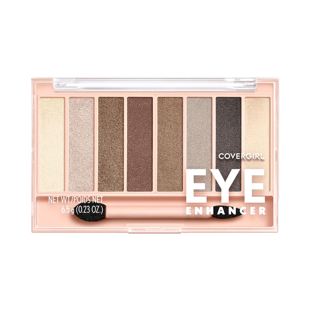 CoverGirl Eye Enhancer Palette d'ombres neutres pour un regard durable.