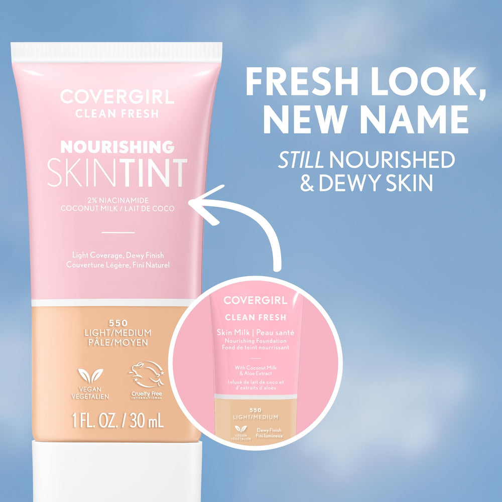 CoverGirl peau nourrie et hydratée tout au long de la journée.