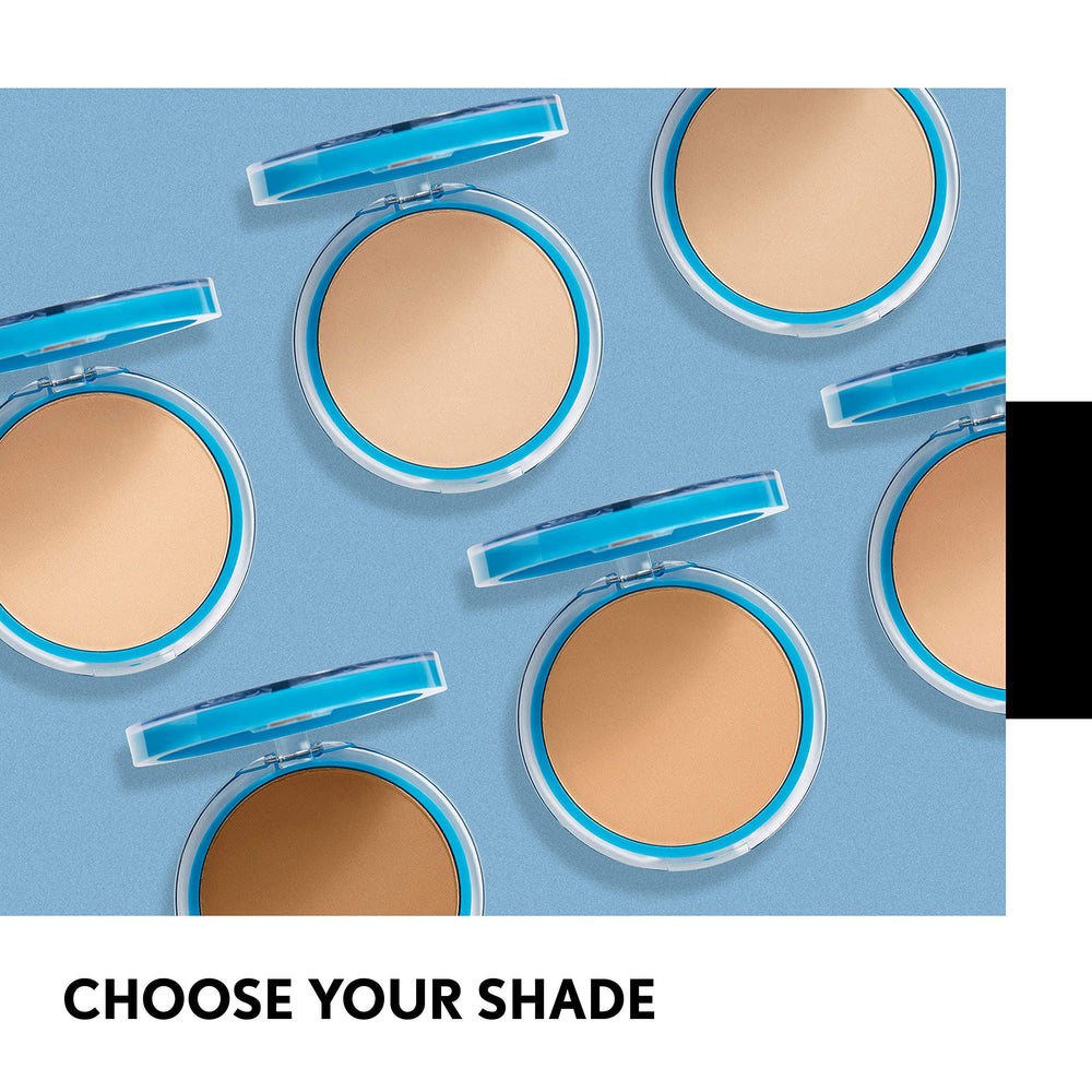 Teint uniforme grâce à CoverGirl Poudre Matte Pressée et sa couvrance légère.