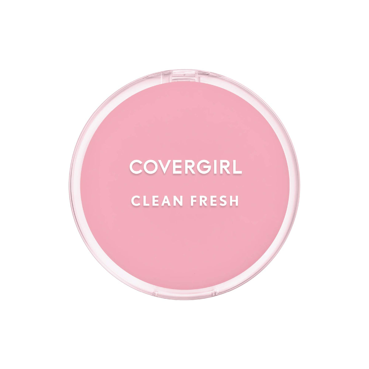 COVERGIRL poudre pressée Claire avec applicateur mousse végan pour une application uniforme.