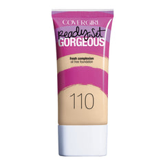 COVERGIRL Ready Set Gorgeous flacon crèmeux montrant une couvrance naturelle et durable.