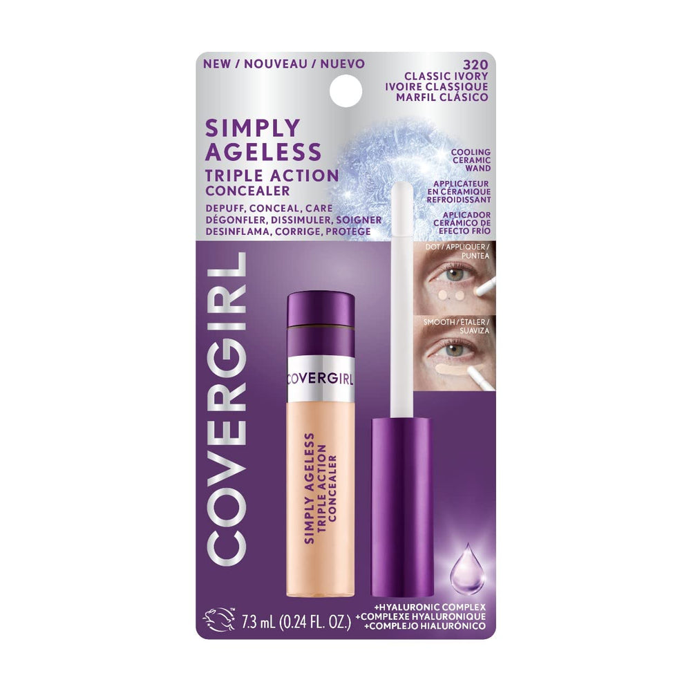 COVERGIRL Simply Ageless concealer adapté à tous types de peau et fini lisse