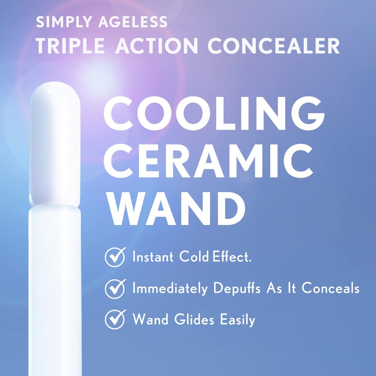 Vitamin C and Niacinamide in concealer for brightened, even tone