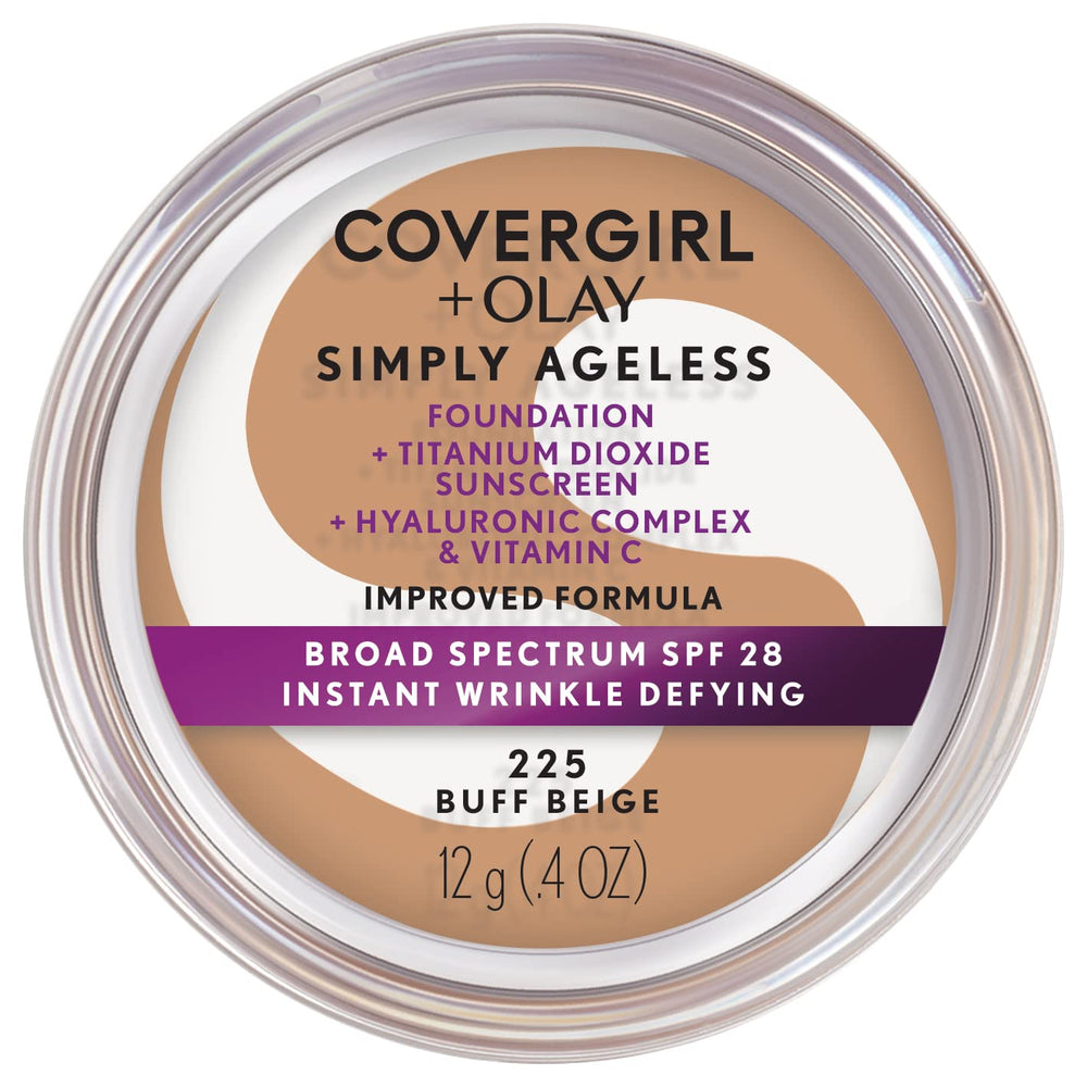 COVERGIRL Simply Ageless flacon-pompe pour une application fluide.
