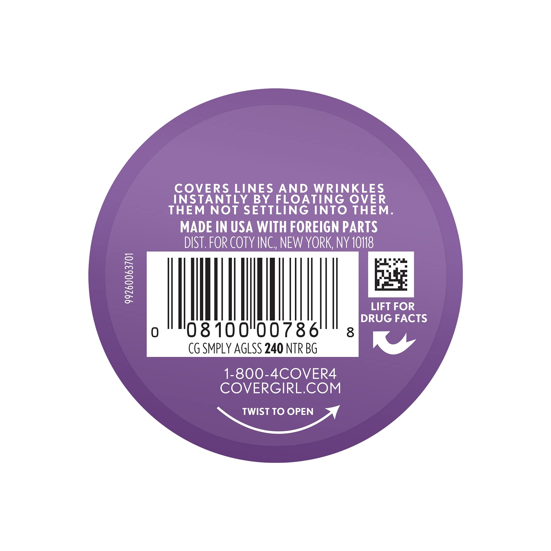CoverGirl Simply Ageless application rapide pour un teint uniforme.