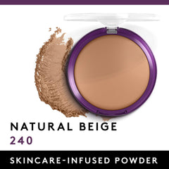 CoverGirl Simply Ageless application closeup shows creamy texture for quick, crease-free wear.