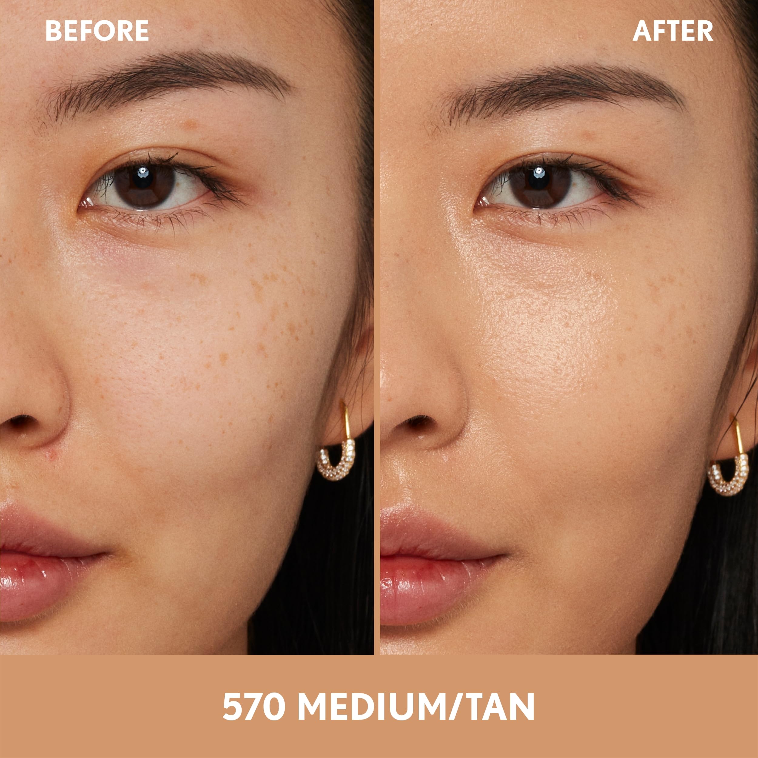 CoverGirl teint naturel avec éclat léger.