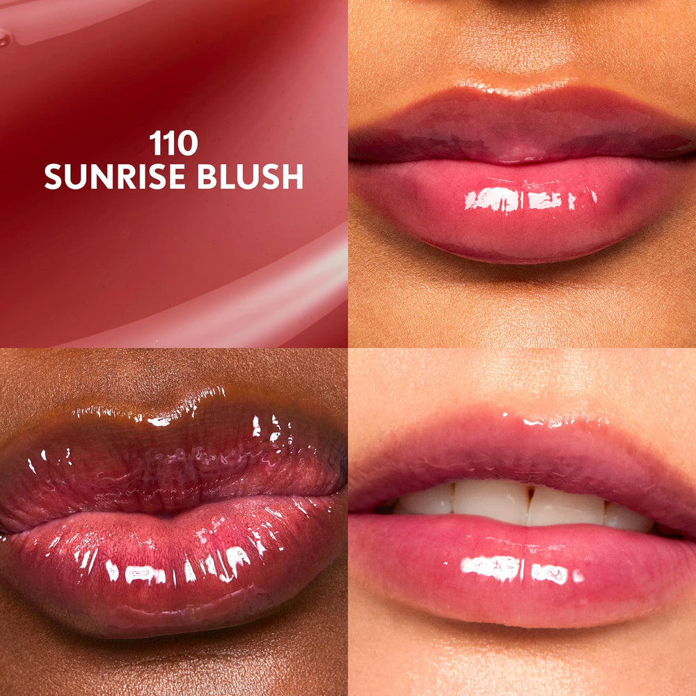 Teintes Sunrise Blush et Sunset Skies pour un effet naturel lumineux.