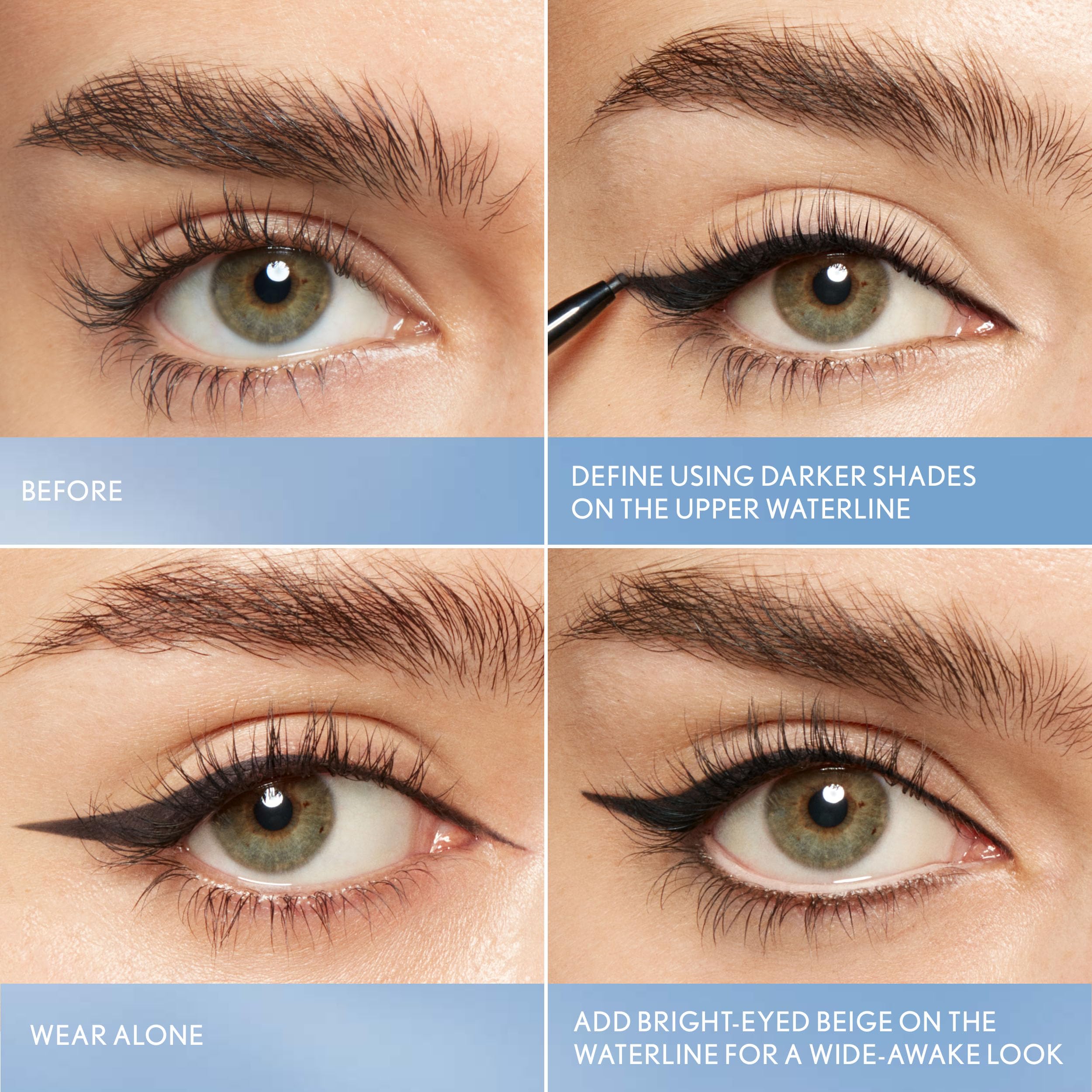 CoverGirl test ophtalmologique adaptée aux yeux sensibles et porteurs de lentilles.