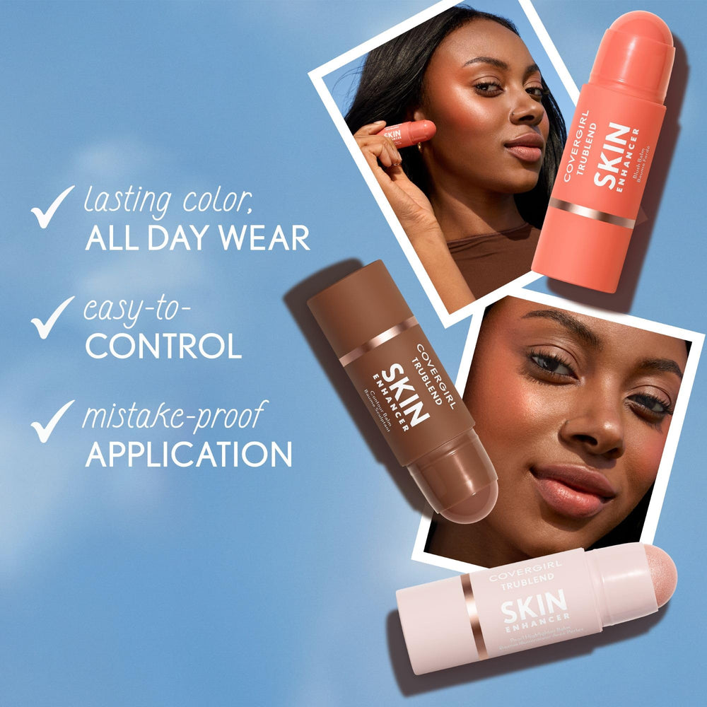 Application précise et facile du Blush Balm Stick CoverGirl