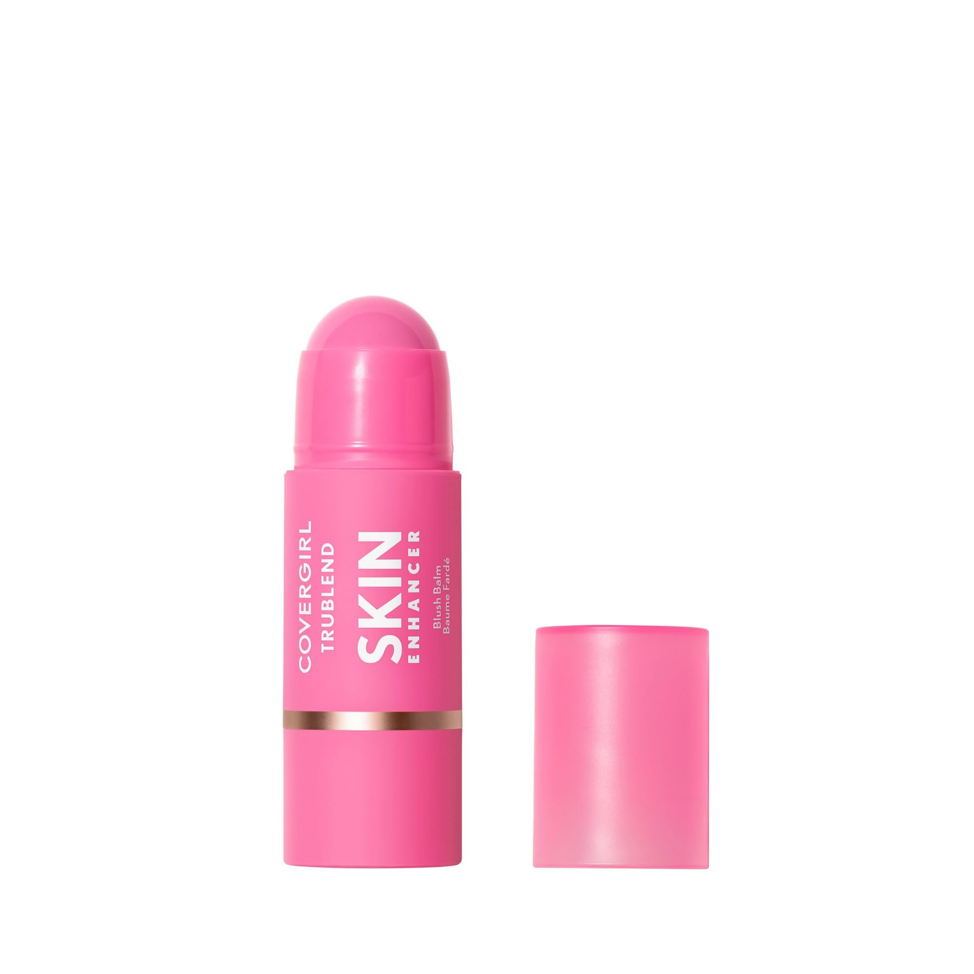 CoverGirl Trublend Blush Balm Stick teinte Bubblegum Pop pour un flush frais et durable