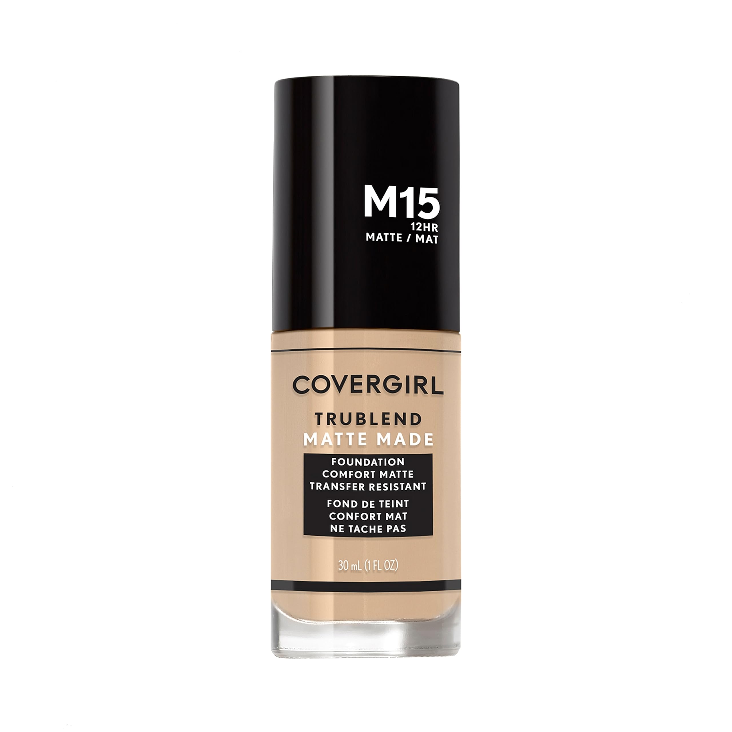 COVERGIRL TruBlend fond liquide matte Beige clair pour une peau lisse durable.