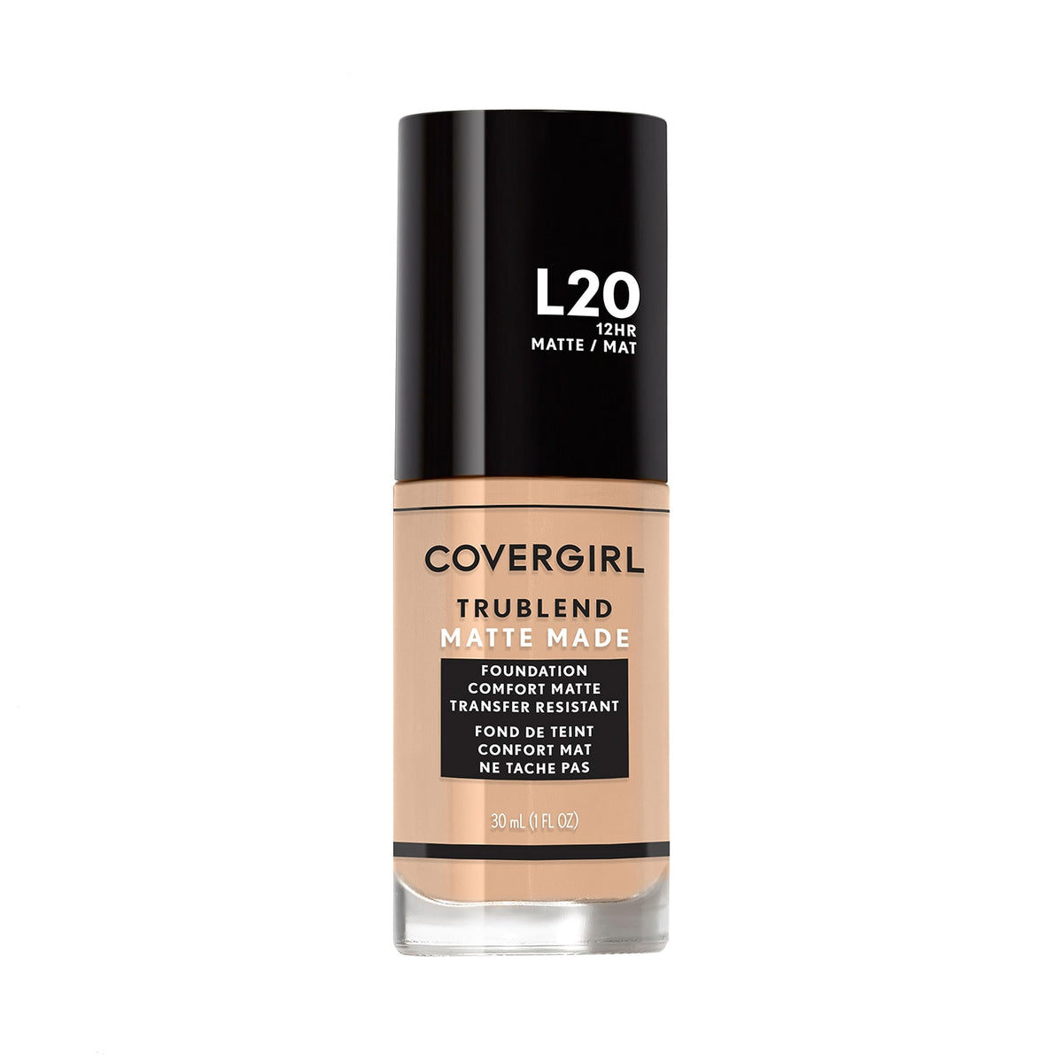 COVERGIRL TruBlend flacon; texture matte durable pour un teint frais