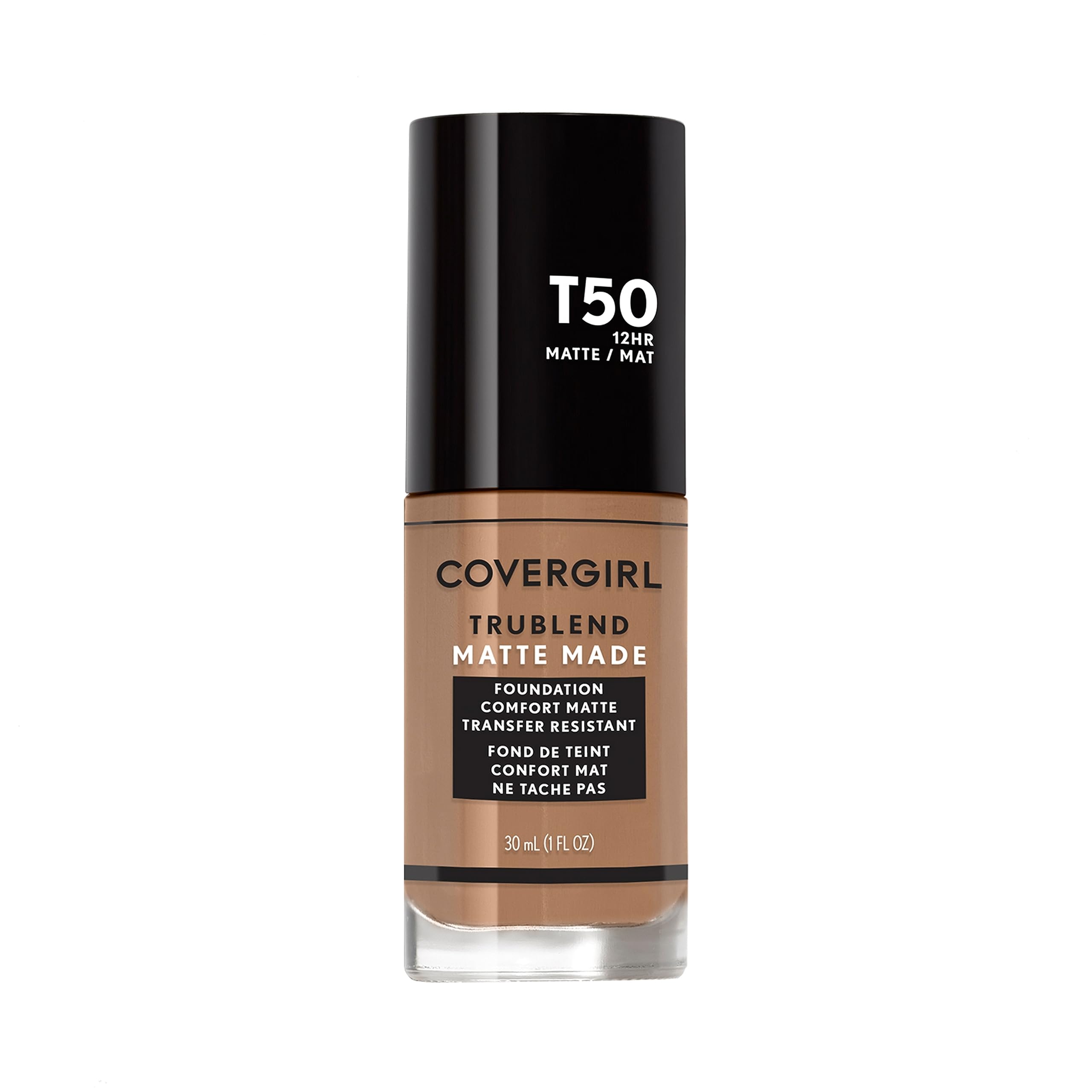 Fond CoverGirl TruBlend Matte Made avec pompe pour application fluide