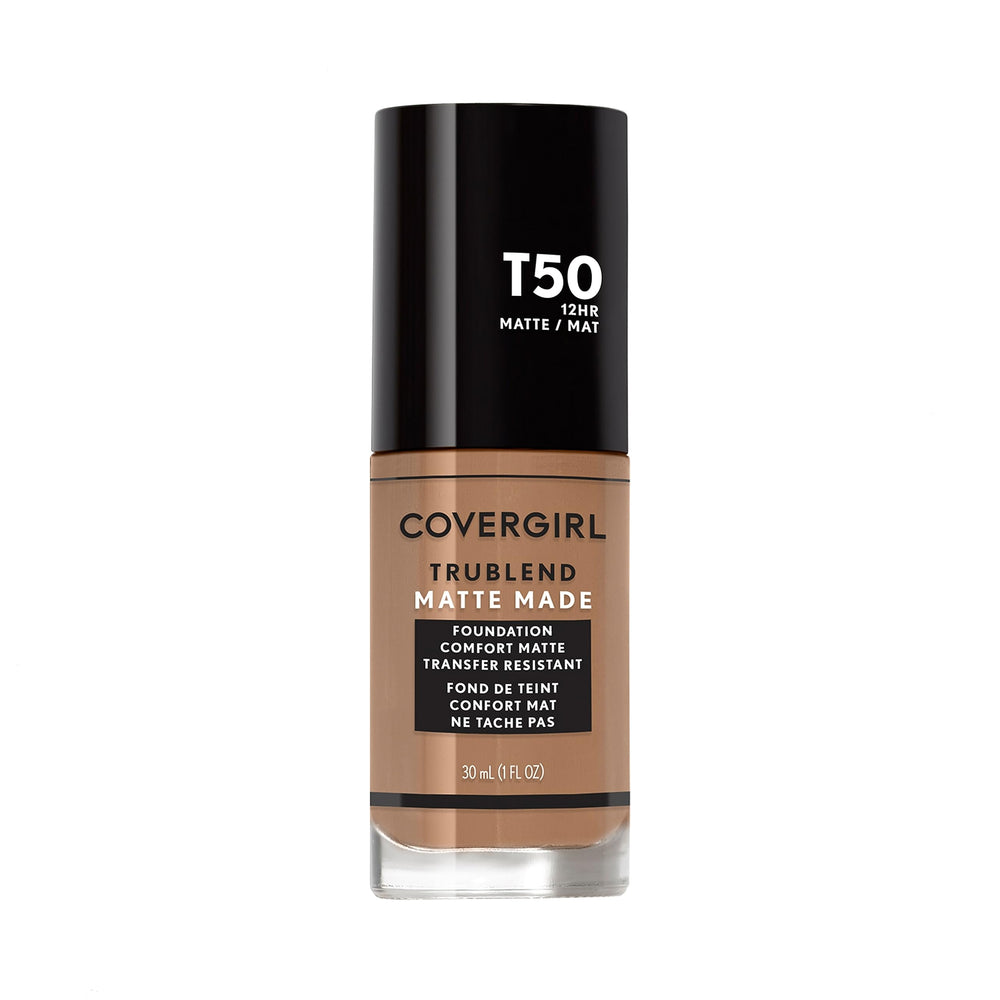 Fond CoverGirl TruBlend Matte Made avec pompe pour application fluide