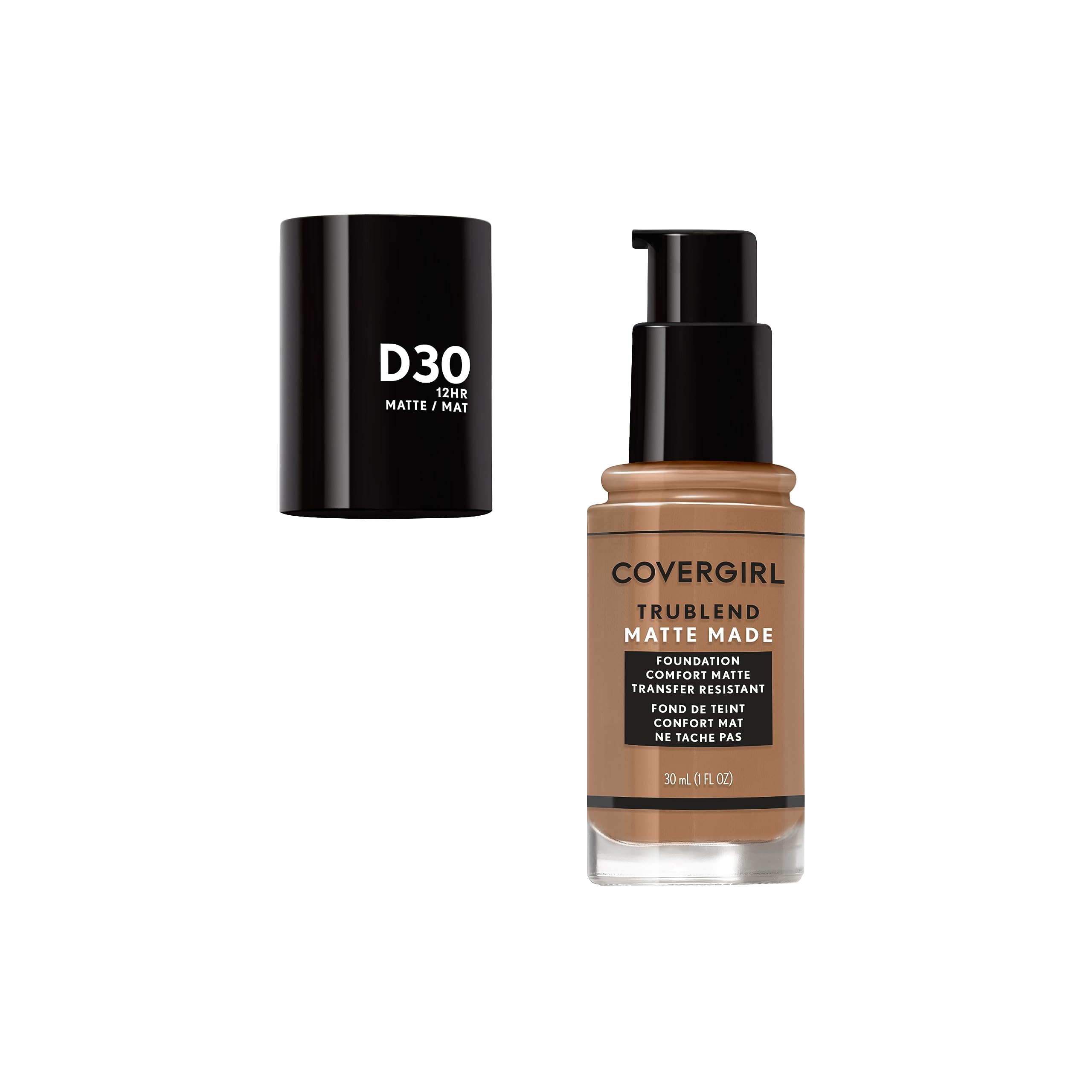 Fond COVERGIRL TruBlend Matte Made, texture mate naturelle et homogène