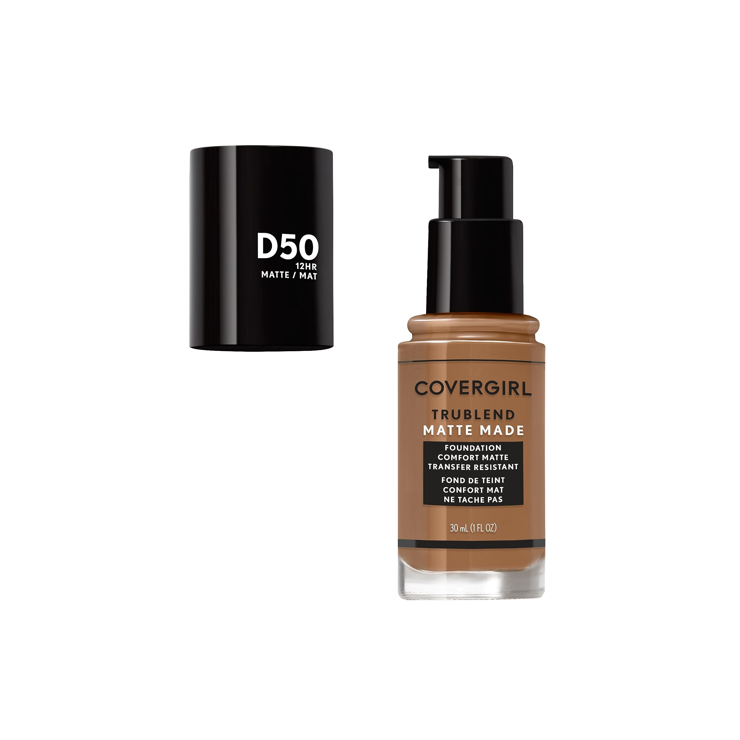 COVERGIRL TruBlend Matte Made – échantillon teinte Deep Golden pour essai.