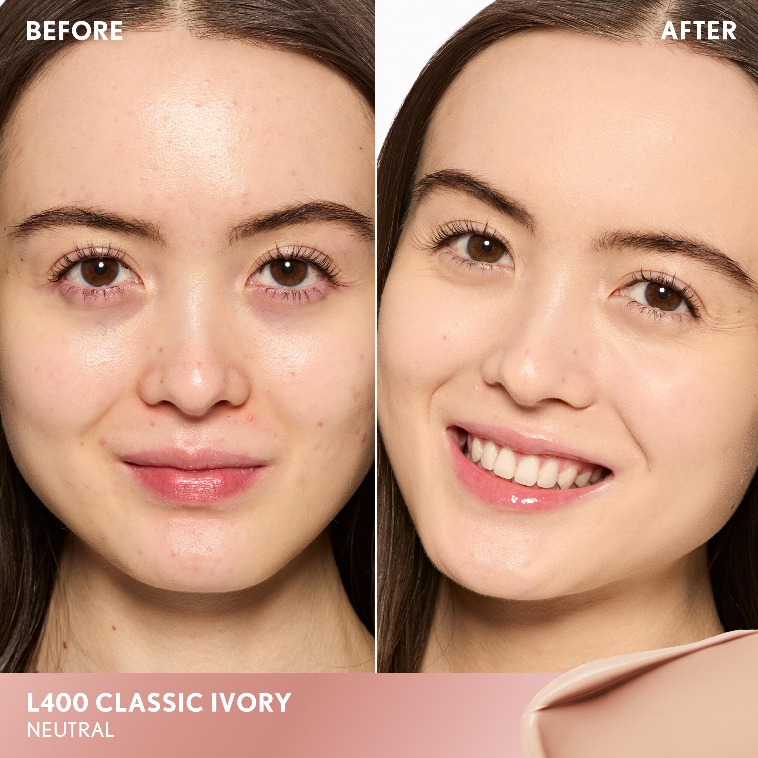 Application fluide du concealer CoverGirl TruBlend Undercover.