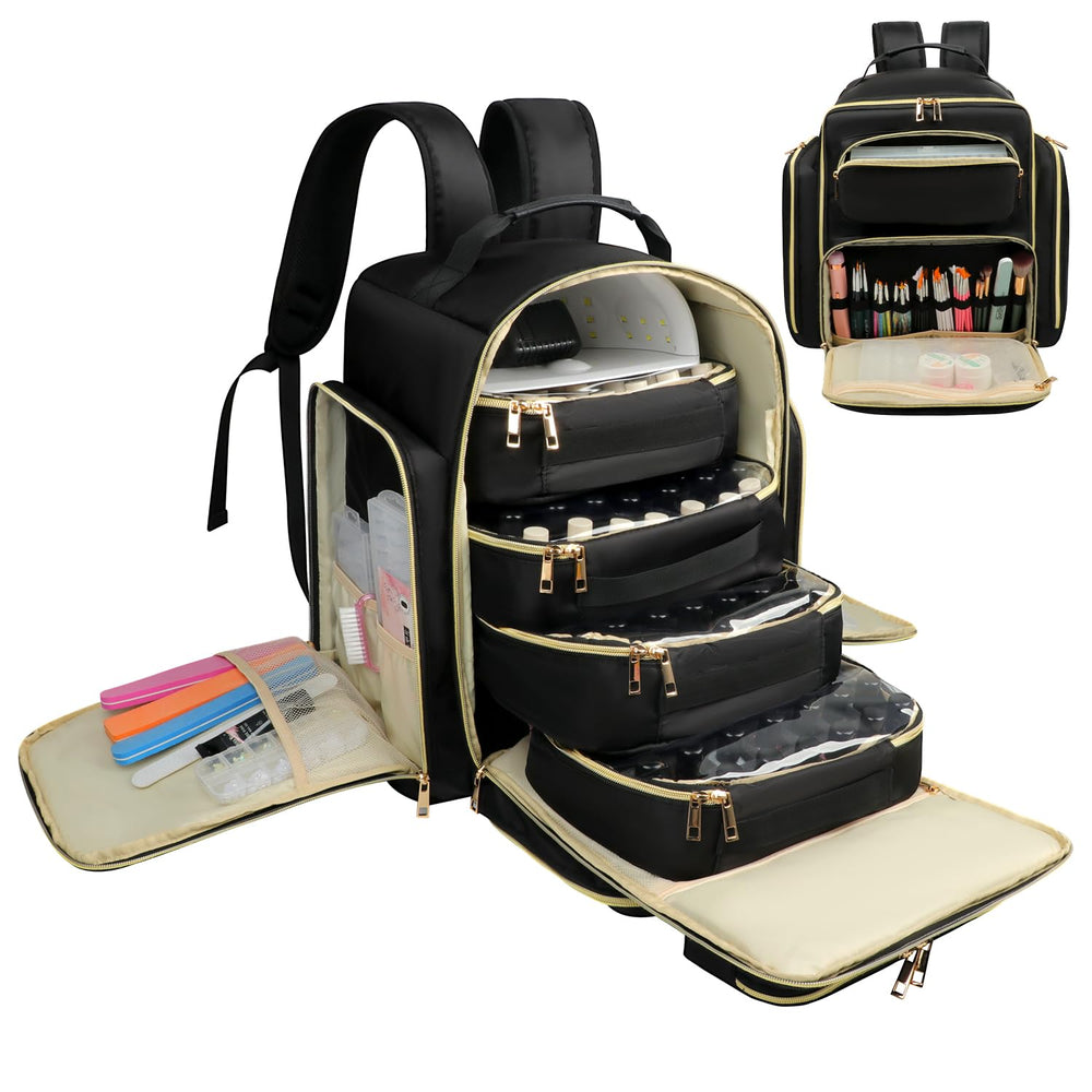 Covkev sac-a-dos organise les vernis, rangement pratique pour toute la collection.