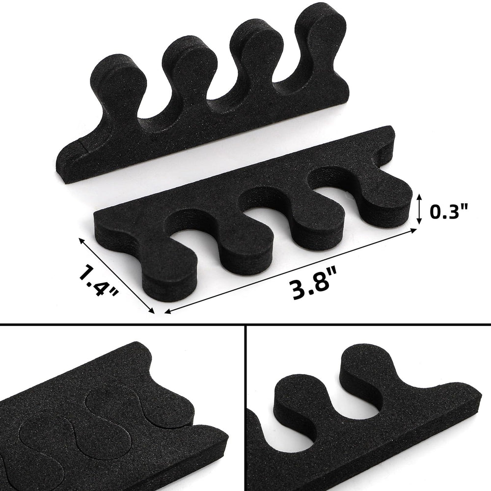 Covzoe séparateurs d’orteils: confort ergonomique pour une pose de vernis précise.