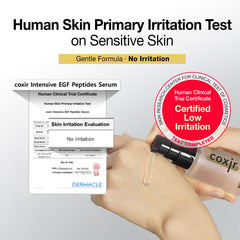 coxir serum egf peptides absorption rapide: formule légère qui pénètre aisément.