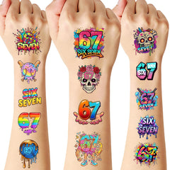 CozyNuukee tatouages 67 beignets: style ludique pour fête et expression éphémère