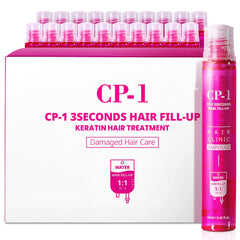 CP-1 coffret keratine 3 secondes, soin capillaire quotidien pour cheveux secs et endommagés.