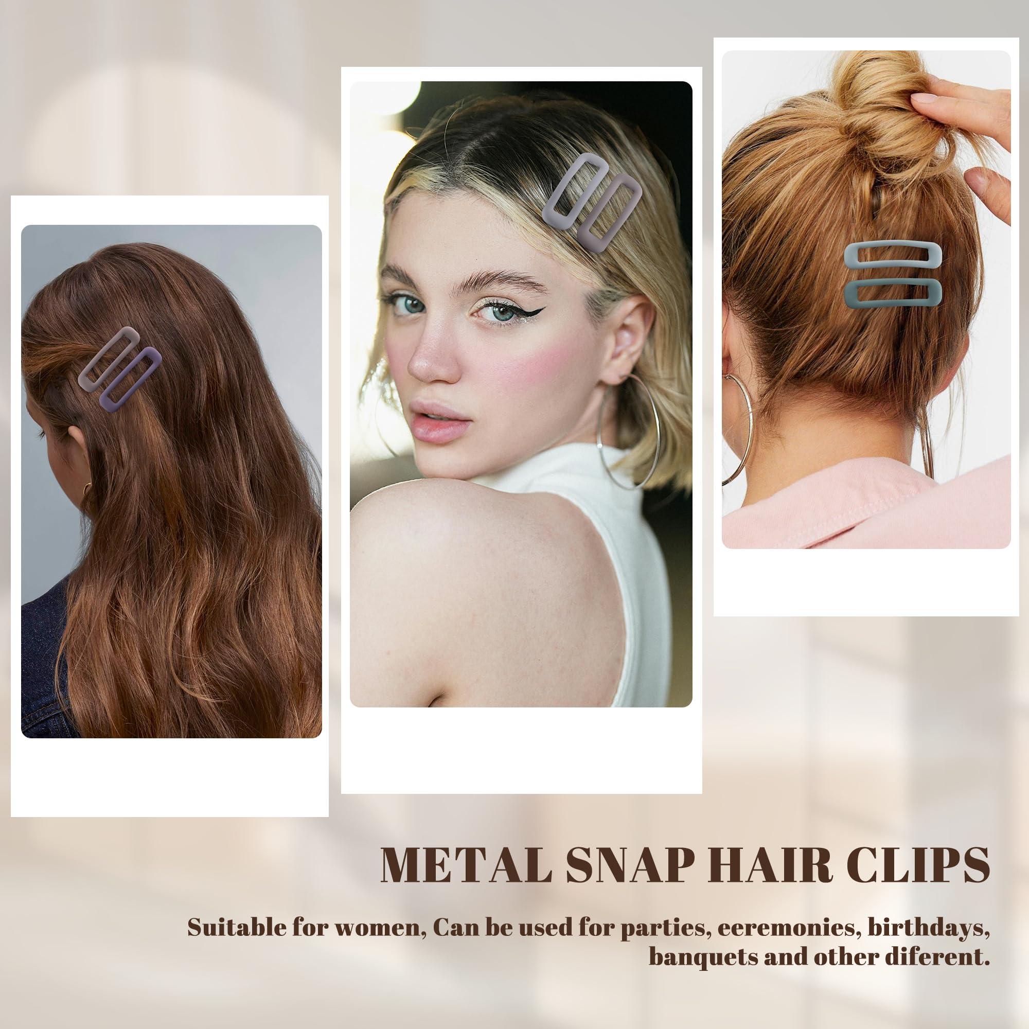 Barrette Cptots assortie à votre tenue – finitions mates élégantes.