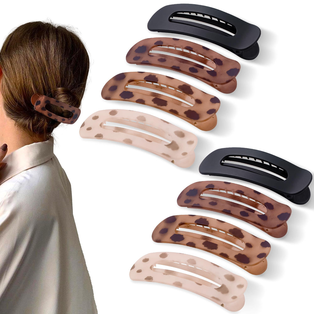 Pinces Cptots noir mat fixant solidement une coiffure sans laisser de traces.