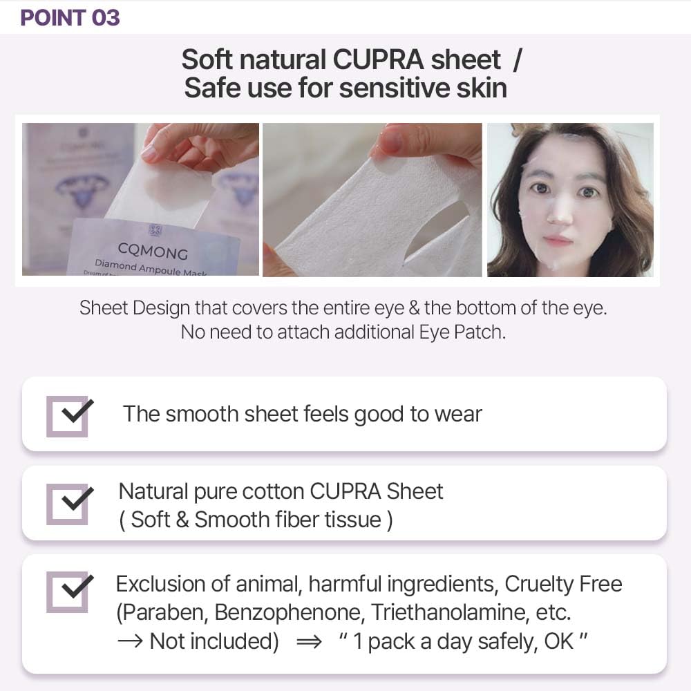 Extraits végétaux CQMONG nourrissants et revitalisants pour la peau.